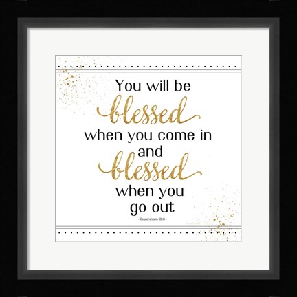 Framed You Will Be Blessed Print