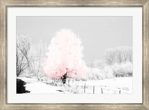 Framed Pink Tree Print