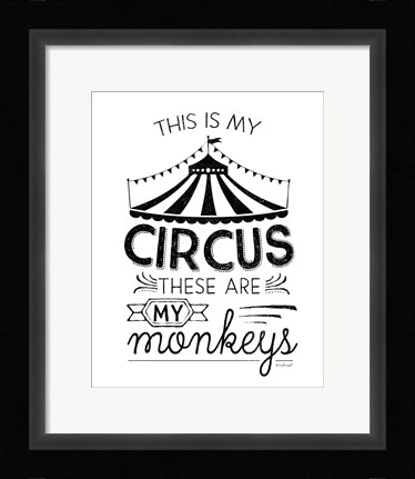 Framed This is My Circus Print