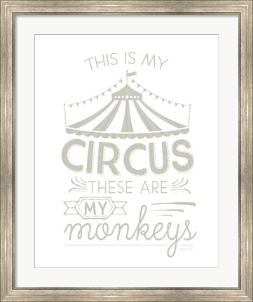Framed This is My Circus Print