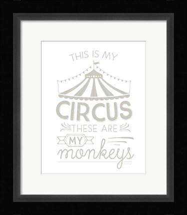Framed This is My Circus Print