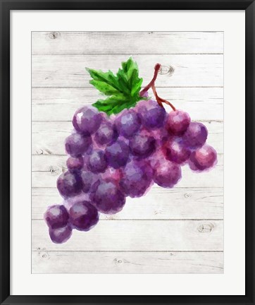 Framed Grapes Print