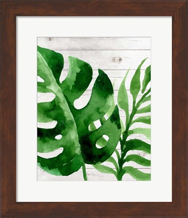 Framed Banana Leaf III Print