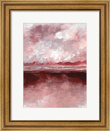 Framed Pink Skies III Print
