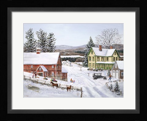 Framed New Snow Print