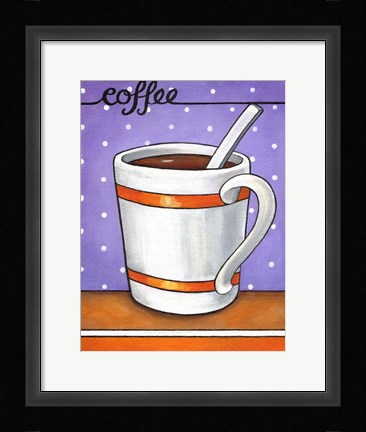Framed Good Morning Cafe Coffee Print