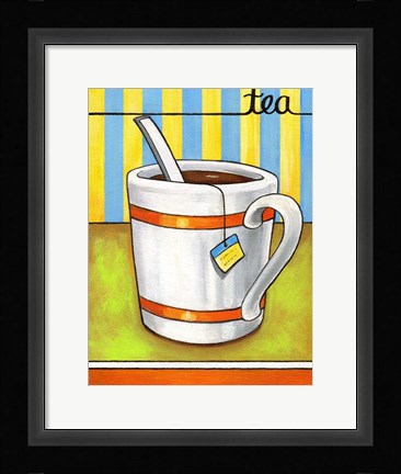 Framed Good Morning Cafe Tea Print