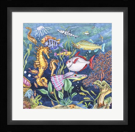 Framed Undersea Adventure Print