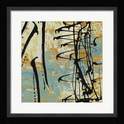 Framed Abstract Whirlwind Print