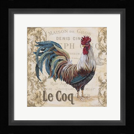 Framed Le Coq 2 Print