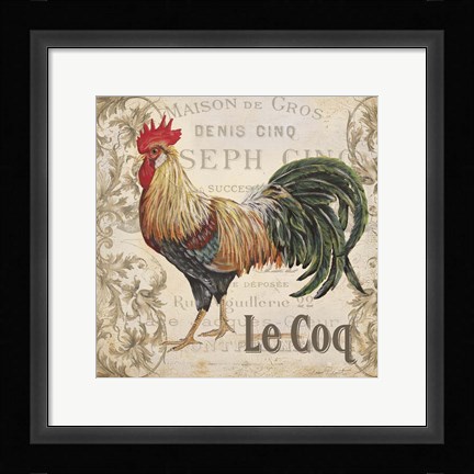 Framed Le Coq 3 Print