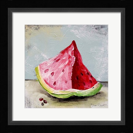 Framed Abstract Kitchen Fruit 3 Print