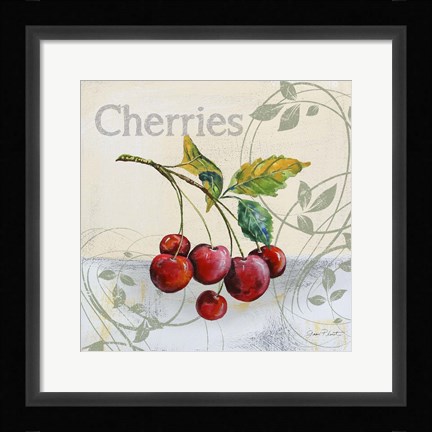 Framed Tutti Fruiti Cherries Print