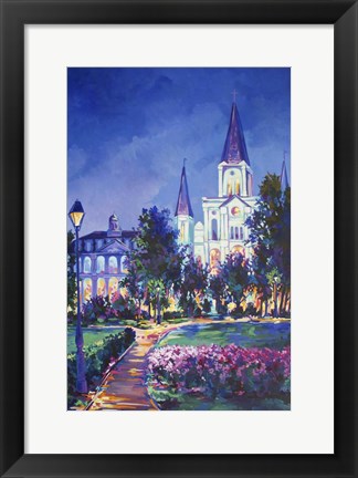 Framed St Louis Cathedral Print