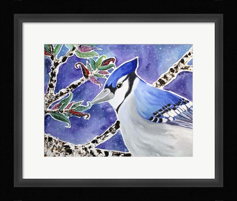 Framed Blue Jay Way Print