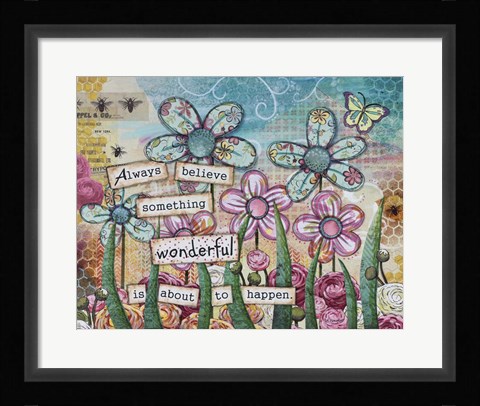Framed Flower Power Print