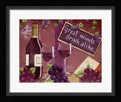 Framed Great Minds Print