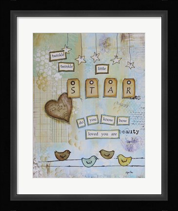 Framed Little Star Print