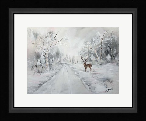 Framed Winters Drive Print