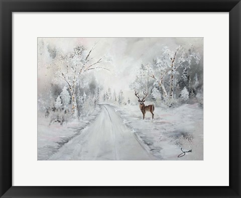 Framed Winters Drive Print