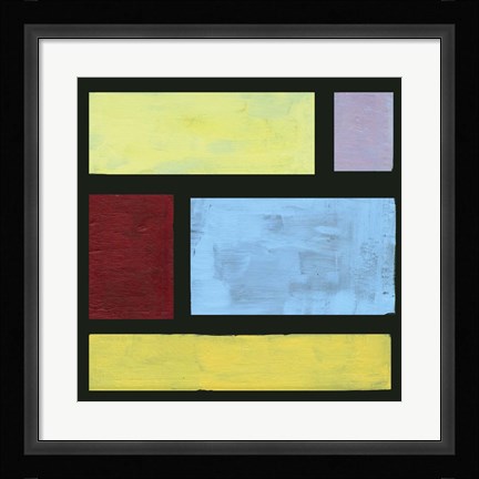 Framed Color Block 1 Print