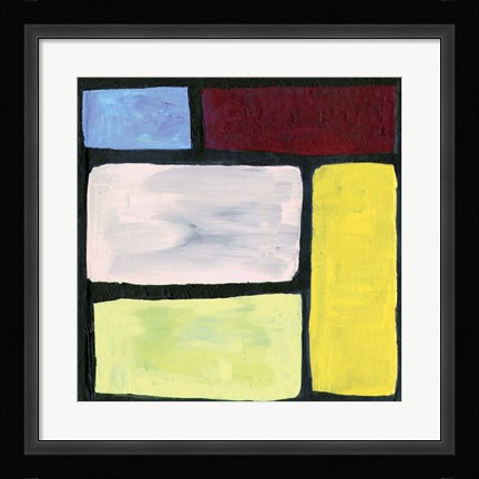 Framed Color Block 2 Print
