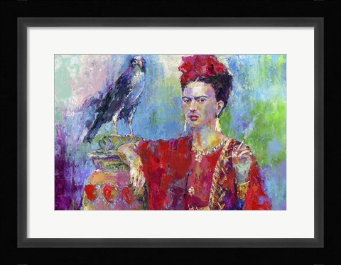 Framed Frida Bird 1 Print