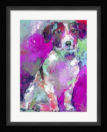 Framed Art Russell Terrier Print
