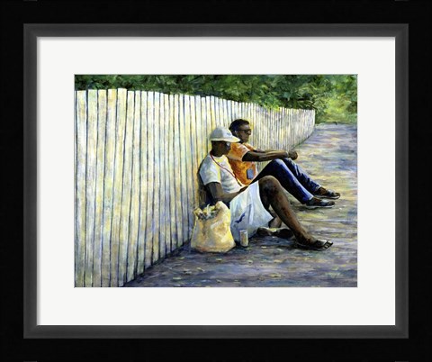 Framed Lunch Break Print