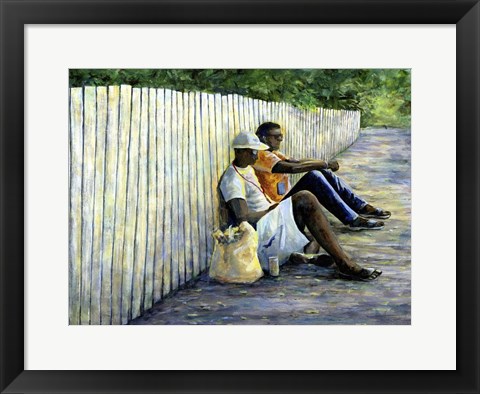 Framed Lunch Break Print