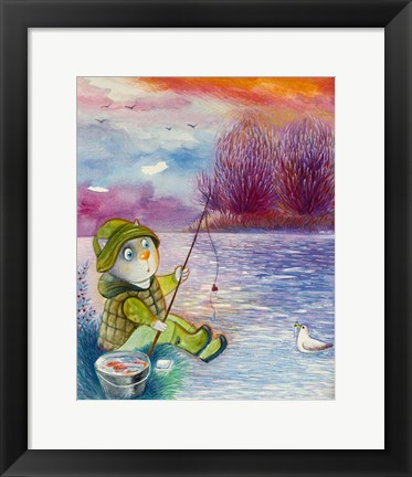 Framed Fisherman Print