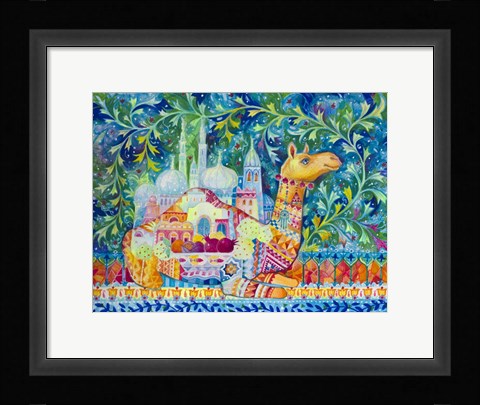 Framed Dromedary Camel Print