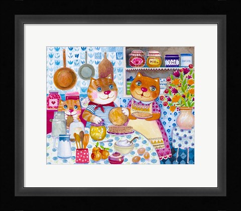 Framed Crepe Party Print