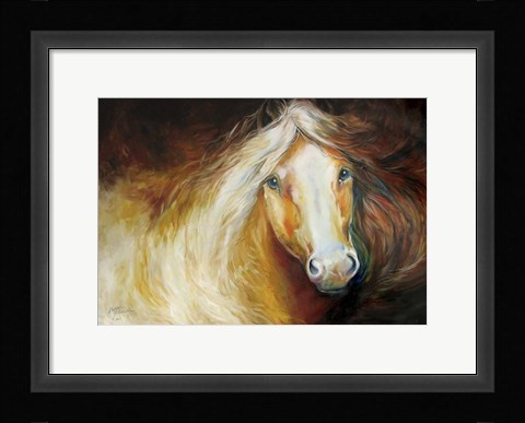 Framed Autumn Breeze Equine Print