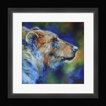 Framed Bear Abstract Print