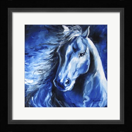 Framed Blue Thunder Print