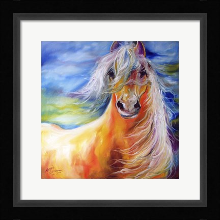 Framed Bright Day Equine Print