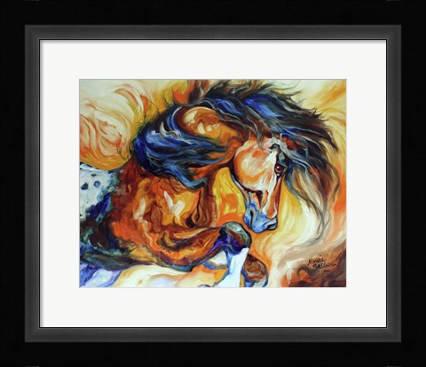 Framed Dance Of The Wild One Print