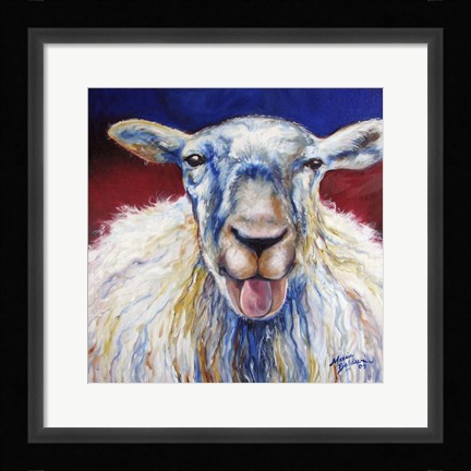 Framed Oh Baa Ma Print