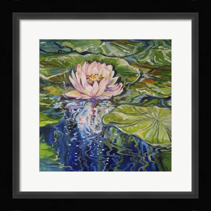 Framed Sweet Lotus Print