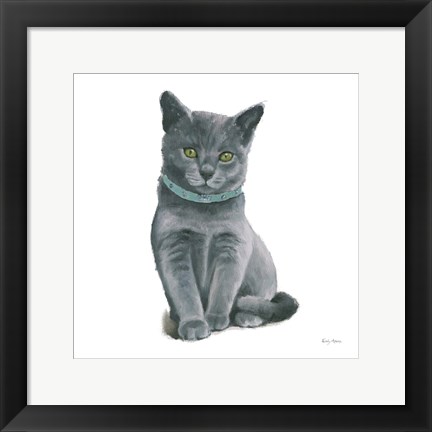 Framed Cutie Kitties VI Print