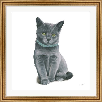 Framed Cutie Kitties VI Print