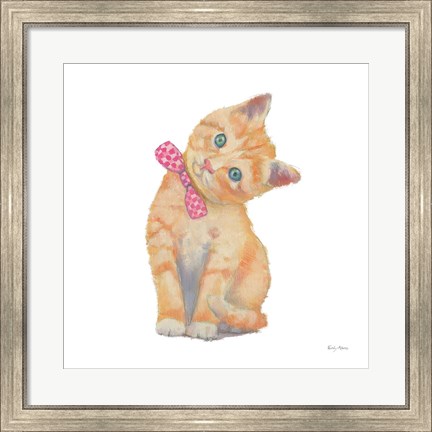 Framed Cutie Kitties II Print