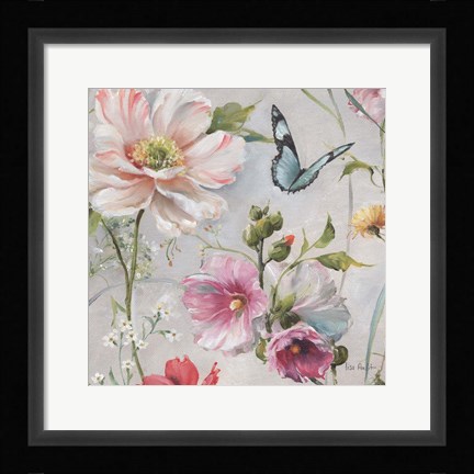 Framed Antique Garden II Print