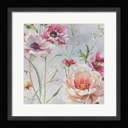 Framed Antique Garden III Print