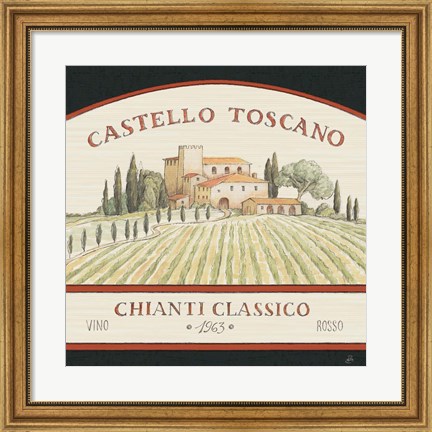 Framed Tuscan Flavor IV Print