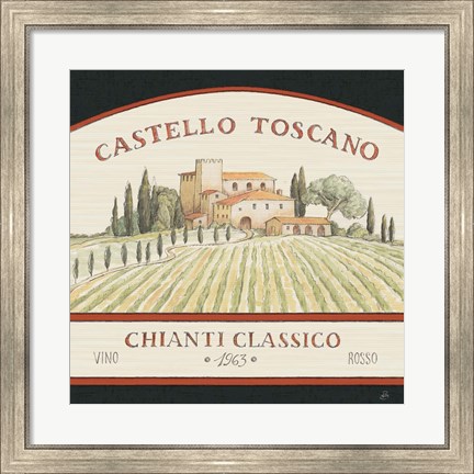 Framed Tuscan Flavor IV Print
