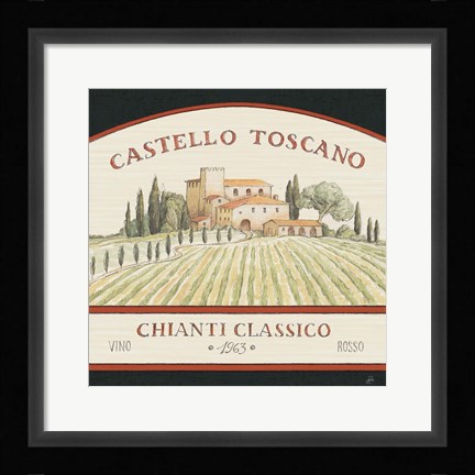 Framed Tuscan Flavor IV Print