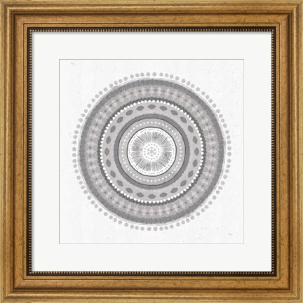Framed Suds Mandala Print