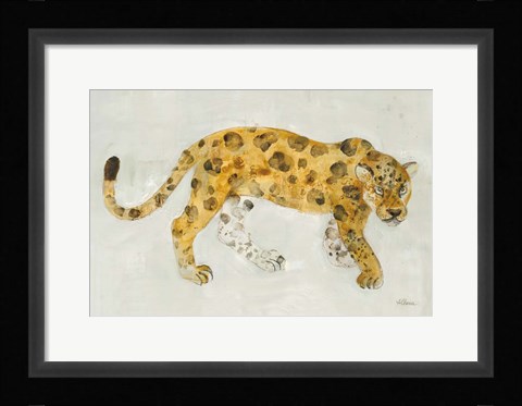 Framed Big Cat I Print